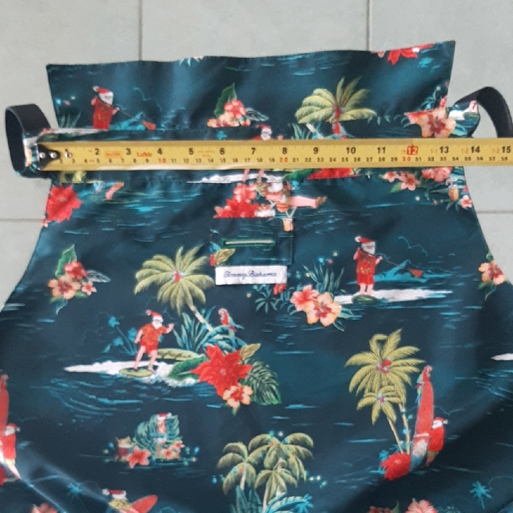 DOG🐶Tommy🌴Bahama SANTA🎅Tropical🏖Dog Vest - Green and Red Fits Size SMALL🎄